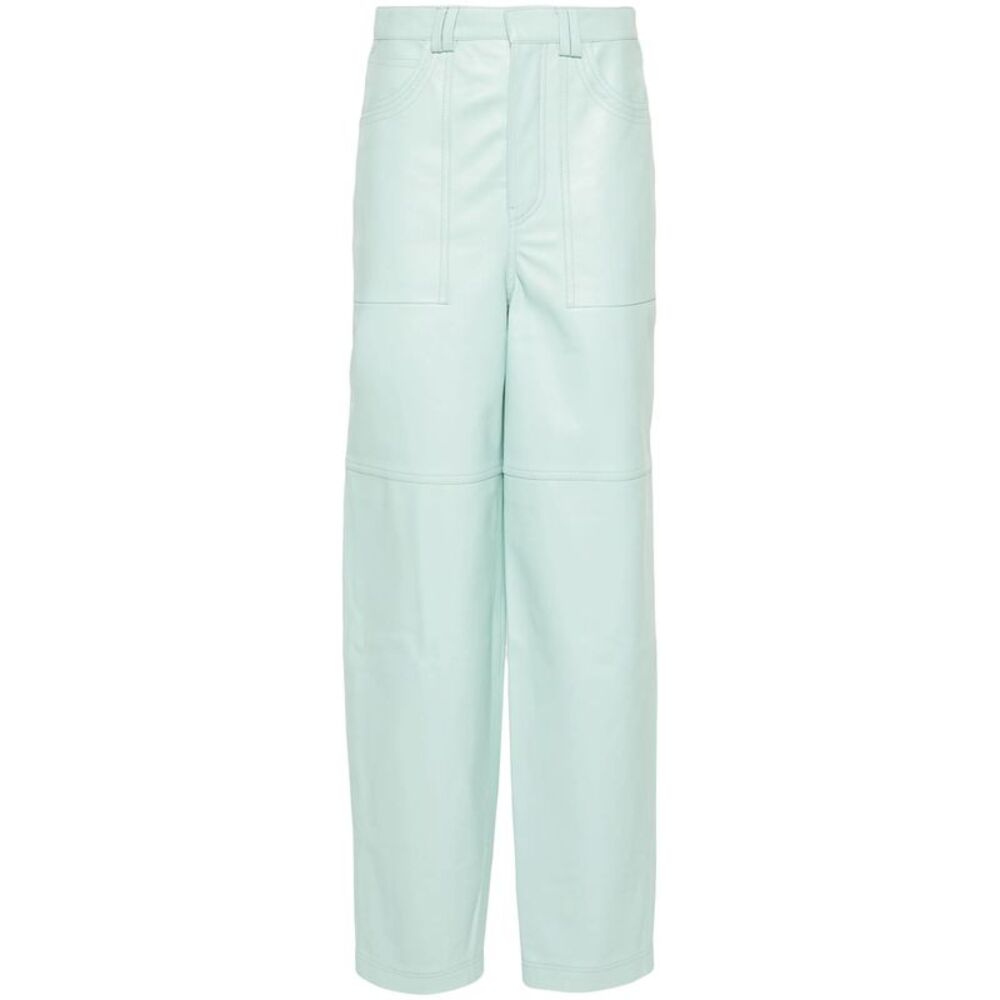 Rev Blue Trousers - Straight Trousers Women